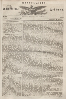 Privilegirte Schlesische Zeitung. 1845, № 75 (1 April) + dod.