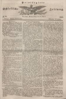 Privilegirte Schlesische Zeitung. 1845, № 77 (3 April) + dod.