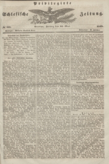 Privilegirte Schlesische Zeitung. 1845, № 111 (16 Mai) + dod.