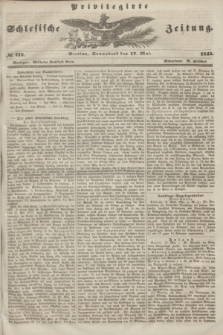 Privilegirte Schlesische Zeitung. 1845, № 112 (17 Mai) + dod.