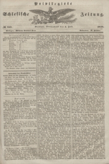 Privilegirte Schlesische Zeitung. 1845, № 154 (5 Juli) + dod.