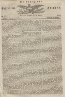Privilegirte Schlesische Zeitung. 1845, № 179 (4 August) + dod.