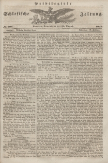 Privilegirte Schlesische Zeitung. 1845, № 202 (30 August) + dod.