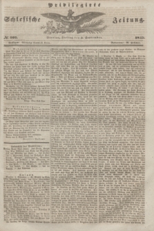 Privilegirte Schlesische Zeitung. 1845, № 207 (5 September) + dod.