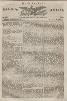 Privilegirte Schlesische Zeitung. 1845, № 212 (11 September) + dod.