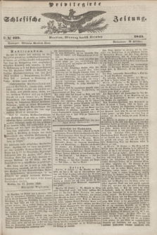 Privilegirte Schlesische Zeitung. 1845, № 239 (13 October) + dod.