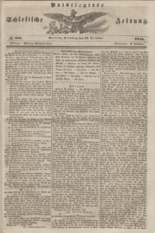 Privilegirte Schlesische Zeitung. 1845, № 252 (28 October) + dod.