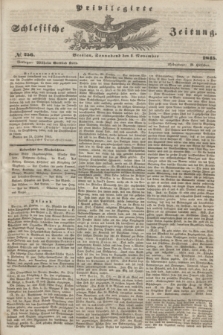 Privilegirte Schlesische Zeitung. 1845, № 256 (1 November) + dod.