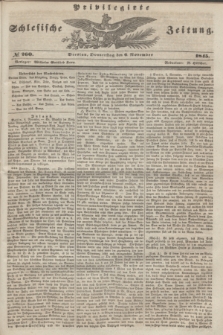 Privilegirte Schlesische Zeitung. 1845, № 260 (6 November) + dod.