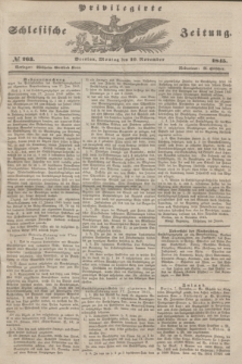 Privilegirte Schlesische Zeitung. 1845, № 263 (10 November) + dod.