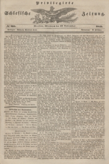 Privilegirte Schlesische Zeitung. 1845, № 265 (12 November) + dod.