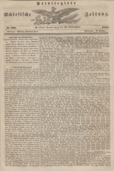 Privilegirte Schlesische Zeitung. 1845, № 266 (13 November) + dod.