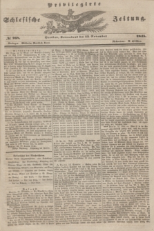 Privilegirte Schlesische Zeitung. 1845, № 268 (15 November) + dod.