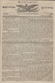 Privilegirte Schlesische Zeitung. 1845, № 269 (17 November) + dod.