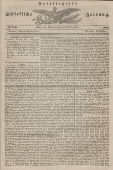Privilegirte Schlesische Zeitung. 1845, № 270 (18 November) + dod.