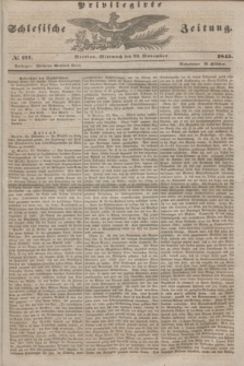 Privilegirte Schlesische Zeitung. 1845, № 277 (26 November) + dod.