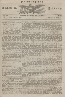 Privilegirte Schlesische Zeitung. 1845, № 279 (28 November) + dod.