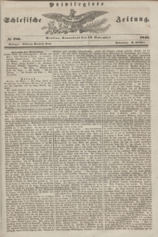 Privilegirte Schlesische Zeitung. 1845, № 280 (29 November) + dod.