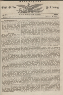 Privilegirte Schlesische Zeitung. 1845, № 287 (8 December) + dod.
