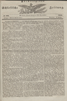 Privilegirte Schlesische Zeitung. 1845, № 296 (18 December) + dod.