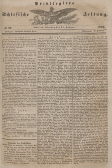 Privilegirte Schlesische Zeitung. 1846, № 16 (20 Januar) + dod.
