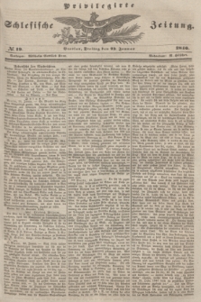 Privilegirte Schlesische Zeitung. 1846, № 19 (23 Januar) + dod.