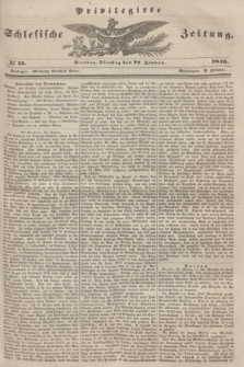 Privilegirte Schlesische Zeitung. 1846, № 22 (27 Januar) + dod.