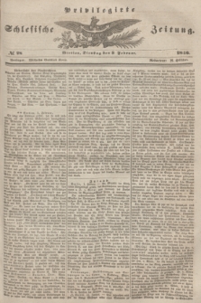 Privilegirte Schlesische Zeitung. 1846, № 28 (3 Februar) + dod.