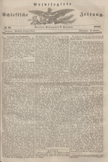 Privilegirte Schlesische Zeitung. 1846, № 31 (6 Februar) + dod.