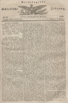 Privilegirte Schlesische Zeitung. 1846, № 40 (17 Februar) + dod.