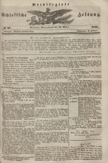 Privilegirte Schlesische Zeitung. 1846, № 68 (21 März) + dod.