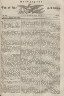 Privilegirte Schlesische Zeitung. 1846, № 77 (1 April) + dod.