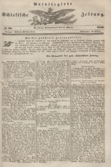 Privilegirte Schlesische Zeitung. 1846, № 80 (4 April) + dod.