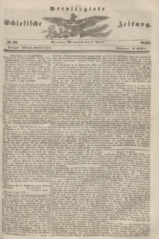 Privilegirte Schlesische Zeitung. 1846, № 83 (8 April) + dod.