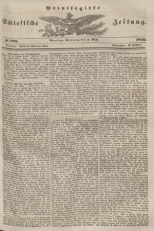 Privilegirte Schlesische Zeitung. 1846, № 103 (3 Mai) + dod.