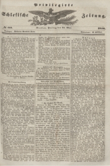 Privilegirte Schlesische Zeitung. 1846, № 112 (15 Mai) + dod.