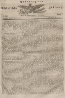 Privilegirte Schlesische Zeitung. 1846, № 145 (25 Juni) + dod.