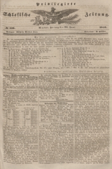 Privilegirte Schlesische Zeitung. 1846, № 146 (26 Juni) + dod.