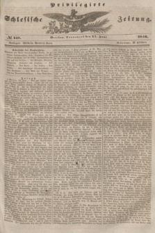Privilegirte Schlesische Zeitung. 1846, № 147 (27 Juni) + dod.