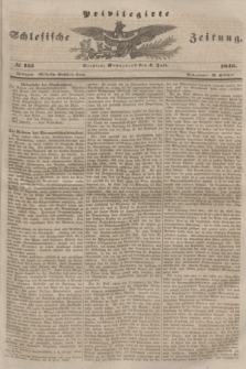 Privilegirte Schlesische Zeitung. 1846, № 153 (4 Juli) + dod.