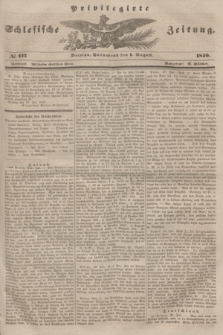 Privilegirte Schlesische Zeitung. 1846, № 177 (1 August) + dod.