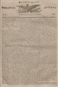 Privilegirte Schlesische Zeitung. 1846, № 181 (6 August) + dod.