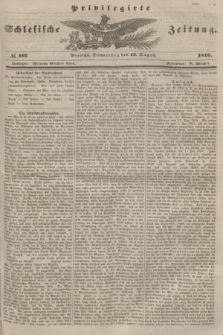 Privilegirte Schlesische Zeitung. 1846, № 187 (13 August) + dod.