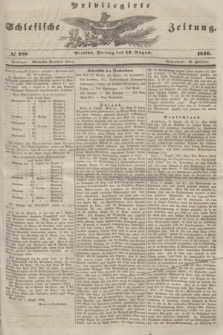 Privilegirte Schlesische Zeitung. 1846, № 188 (14 August) + dod.