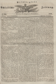 Privilegirte Schlesische Zeitung. 1846, № 203 (1 September) + dod.