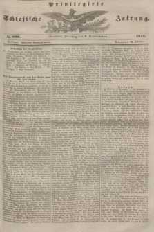 Privilegirte Schlesische Zeitung. 1846, № 206 (4 September) + dod.