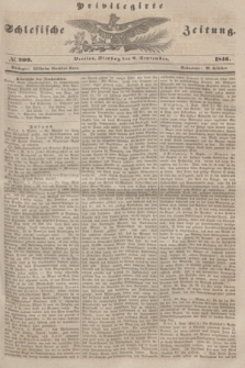 Privilegirte Schlesische Zeitung. 1846, № 209 (8 September) + dod.