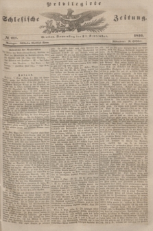 Privilegirte Schlesische Zeitung. 1846, № 211 (10 September)