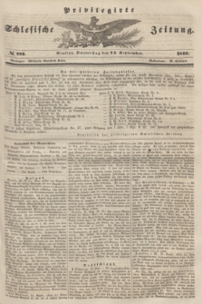 Privilegirte Schlesische Zeitung. 1846, № 223 (24 September) + dod.