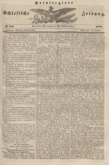Privilegirte Schlesische Zeitung. 1846, № 224 (25 September) + dod.